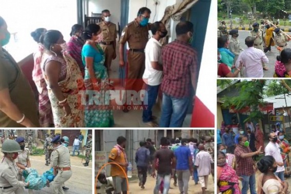 6 arrested for blocking VIP road over COVID-19 Treatment Centre issue : Judge releases all 4 Women on bail, both Men sent to Jail Custody for 7 days 