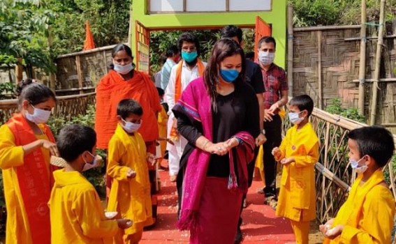 Purvodayaâ€™s Niti Deb extends help to Gurukul students, distributed relief items