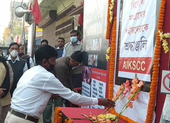 30 Farmers lost lives in Protest at Delhi Border : CPI-M party paid tribute to the departed souls 