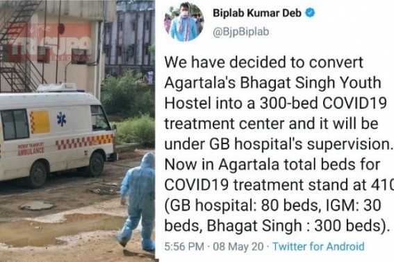 New COVID19 Centre announced with 300 bed capacity at Bhagat Singh Youth hostel 