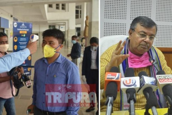 â€˜3.18 lakhs people total screened in various Terminals in Tripuraâ€™ 
