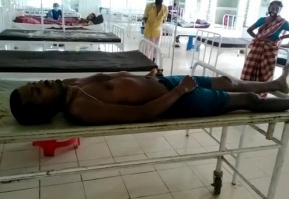 A man died of electrocution at Bharat Chandra Nagar
