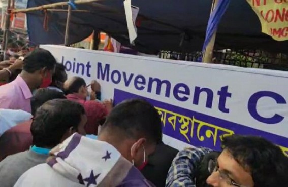 10323 teachers start signature campaigning to testify teachers' support to JMC agitation 