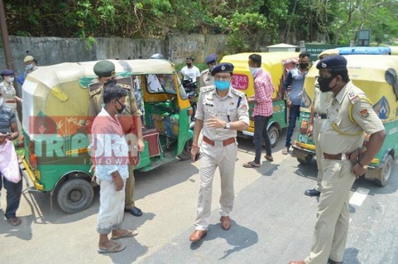 SP visited across city, checked lockdown observance in West Dist