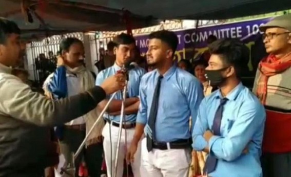 Umakanta Academy Students support 10323 Teachers 
