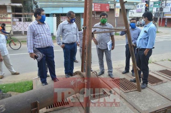 Water-Logging Problems : Monsoon preparedness starts in Agartala 