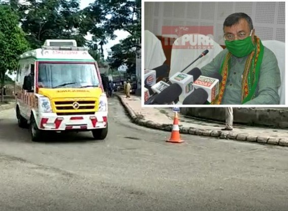 BSF officer was admitted in Dhalai District hospital from 26th April to 1st May with attendant : Both tested COVID19 Positive : 68 persons already identified came in contact with Patients 