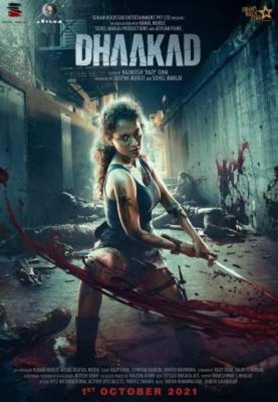 Kangana Ranaut's 'Dhaakad' in theatres on Gandhi Jayanti weekend
