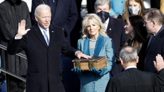 In historic rite, Biden, Harris sworn-in to lead US