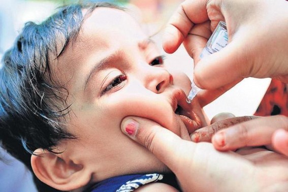 Over 3 crore kids to be given polio vaccine on Sunday