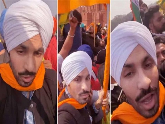 Deep Sidhu uploads video on FB as cops raid various places in Punjab