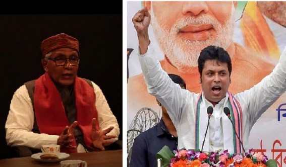 'Paan-Shops, Chickens and Ducks Rearing Professions could be given by Our Govt too, but why the Double Engine, Missed-Call Jobs, 7 lakhs Jobs were promised by BJP' ? Asked Manik Sarkar 
