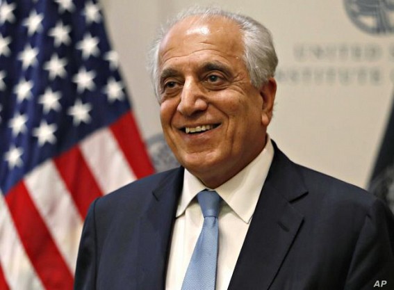 US Secretary of State meets Khalilzad on Afghan peace
