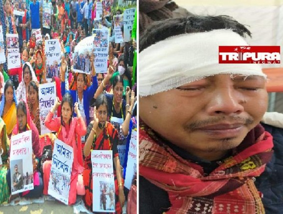 'Who gave Police Permission to hit teachers on their heads ?' JMC-10323 Asked 