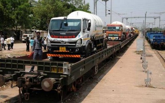 Railways delivered over 15K MT of liquid Oxygen across the country