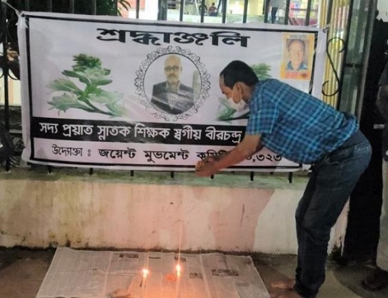 JMC Paid tribute to colleague Lt Birchandra Nama 