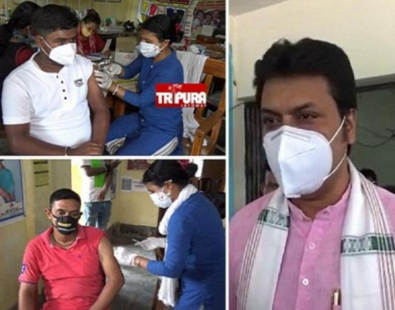 Tripura Govt targets 99% Vaccination Drive's completion 