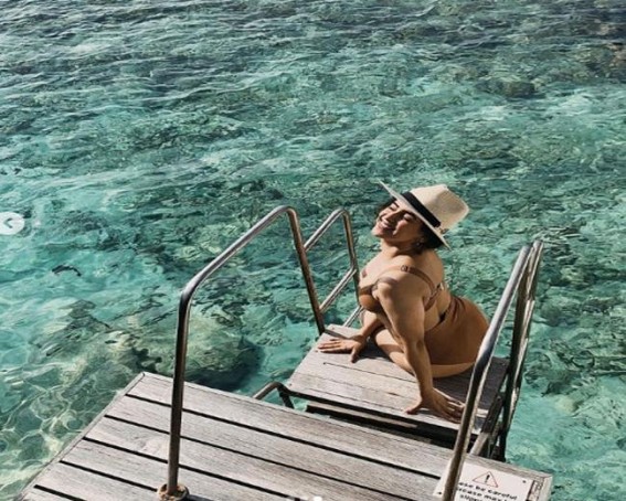 Sanya Malhotra strikes a sunkissed pose in bikini