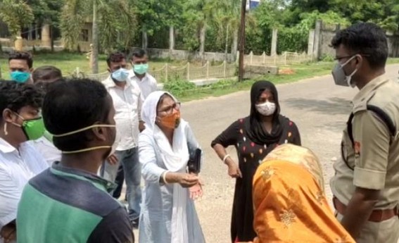 Nesha Mukta Tripura : NCC PS gheraoed by BJP Mondal leaders for detaining 7 Drug Mafias 