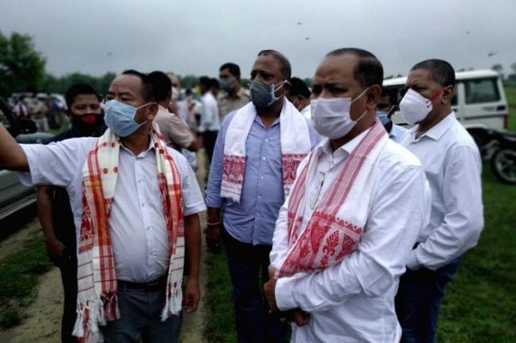 With NE states' border row on, ministers, officials visit areas