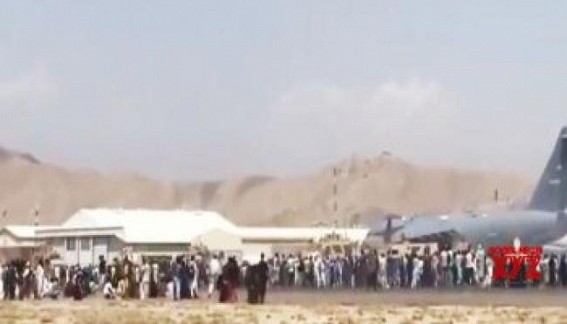 Firefight erupts at Kabul airport entrance