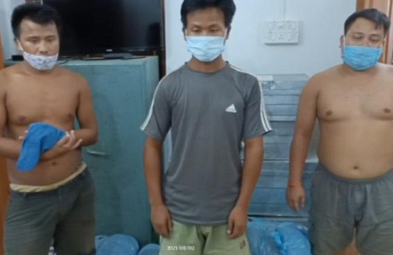Belonia police seized 50 Kg cannabis : 3 Arrested