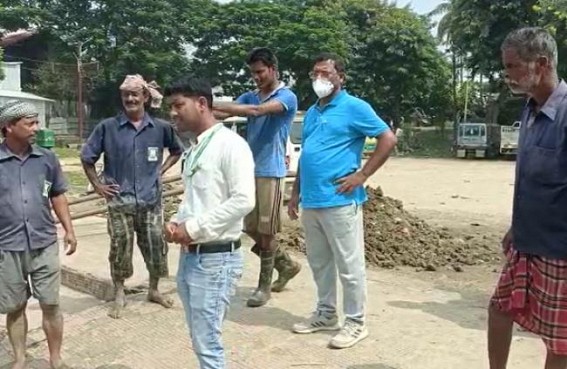 Durga Puja 2021 : SDM visited Dasmighat to ensure Safe-Visarjan festival