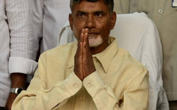 Chandrababu Naidu begins protest, seeks Centre's intervention