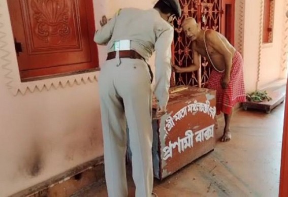 Loot in Amarpur’s famous Chandi Bari temple