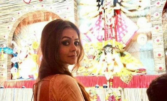 Devoleena shares joy of Durga Puja pandal-hopping in Assam