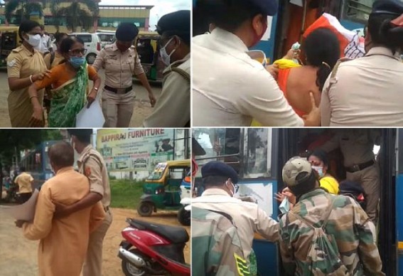 Congress lashed out at Police for Arresting Agitators amid Protest against Fuel Price Hikes : Cited Illegal Gatherings Continue by BJP across Tripura 