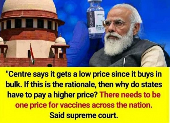 How Rs 35000 Crores Budget Allocation Spent For Vaccines?Why Can't It Be Used To Vaccinate 18-44 Years Group? SC Asks Centre
