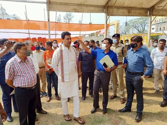 BJP trying to label tomorrow's Astabal Programme as a Govt Programme, but it is a 100% Political-Party-Programme : Use of Public Funds is a massive CorruptionÂ 