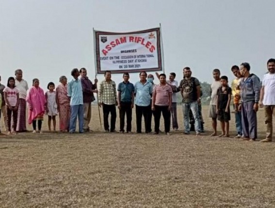 Assam Rifles observed 'International Happiness Day' 