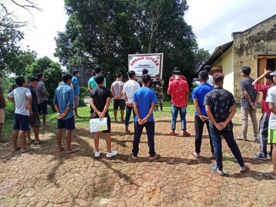 Assam Rifles Organized Motivational Lecture to Join Armed Forces at Thelakhung Bari High School