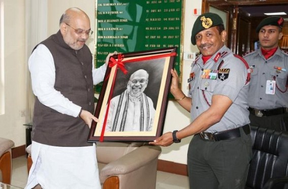 Union Home Minister Amit Shah visits HQ DG Assam Rifles 