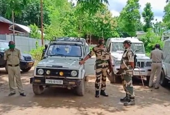 Massive Quantity of Ganja, Illegal Wood Stocks were Seized by Sonamura Police, BSF, Forest Dept jointly at Sonamura