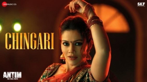 Waluscha De Sousa's 'Chingari' from 'Antim' highlights Lavani dance form