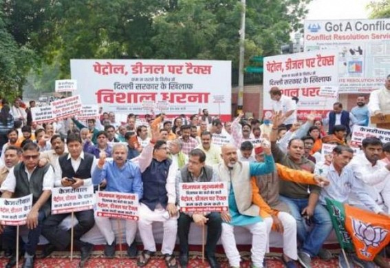 Delhi BJP demands VAT reduction on diesel