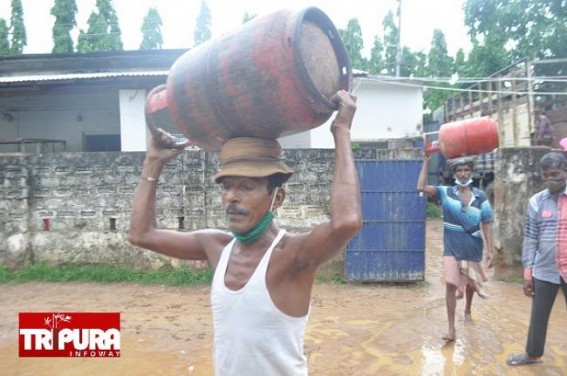'Acche Din' hit by Price Hikes : Normal lives Affected in Tripura 