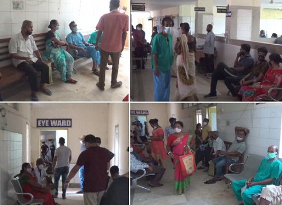 GB Hospital's Deplorable Conditions Rocked News Headlines for 3 Days in a Row as Power Cut Paralyzed Various Health Services on Thursday : Patient Parties Suffered : Doctors with PPE, Surgical Dresses boiling amid 34 Degree Celsius Temperature 