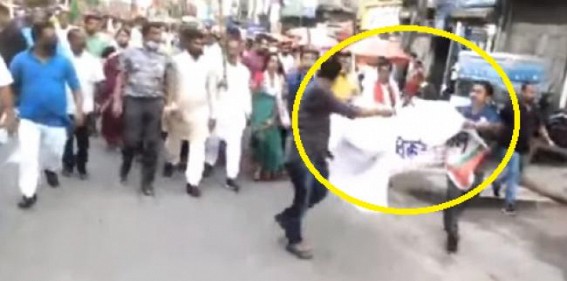 8th September, BJP's Pre-Planned Attack exposed : Ahead of Attack on CPI-M Party Offices, Media Houses BJP's banner was removed 