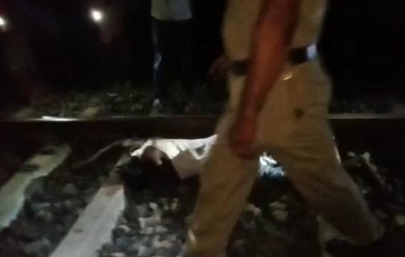 Dead-Body in pathetic condition found on Railway Tracks at Jirania