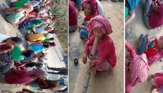 No Electricity, No Water : Locals blocked Assam-Agartala National Highway 