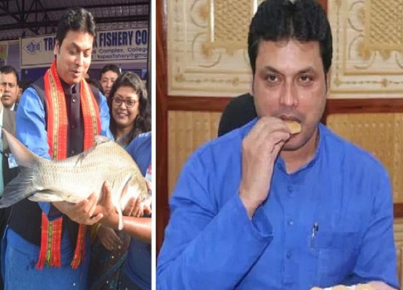 Biplab Deb claims Per Capita income higher than West Bengal : But does not compare the Commodity Price Rates of these two State : Rohu Fish at West Bengal at Rs. 160, in Tripura Rs. 500, Transport Fare 5 times more in Tripura than West Bengal