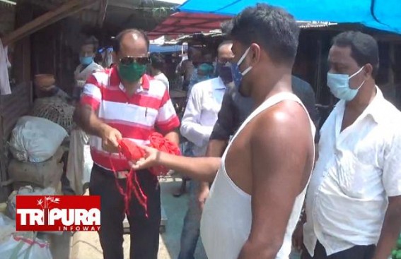 Mask Enforcement Drives, Awareness Programmes, Night Curfew Continue in Tripura to Control COVID-19 : Free Vaccination for 18+ from May 1st 