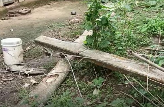 Laxmibill locals protested for facing power cut for over 48 hours  
