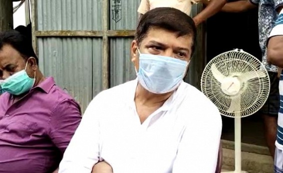 MLA Sudip Roy Barman visits Kohinoor Begum's house who died after the delivery due to lack of blood 