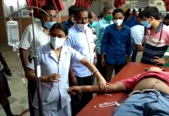 Worker Critical after Electrocuted in Kamalpur  