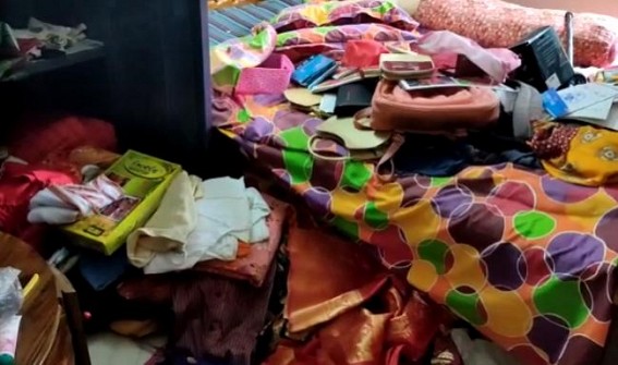 House looted by thieves near Assam Rifles : Devastated Family questioned over Security of the City 